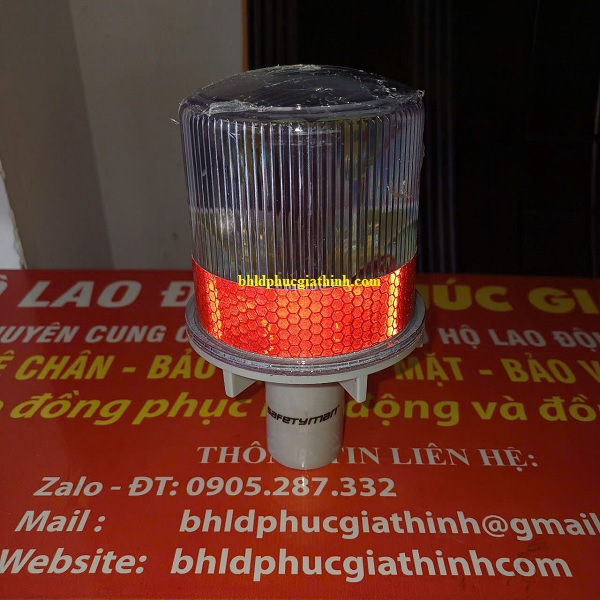 Đèn chớp cảnh báo năng lượng mặt trời có tay cầm Safetyman chính hãng