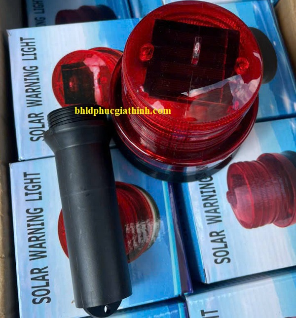 Đèn cảnh báo năng lượng mặt trời có tay cầm