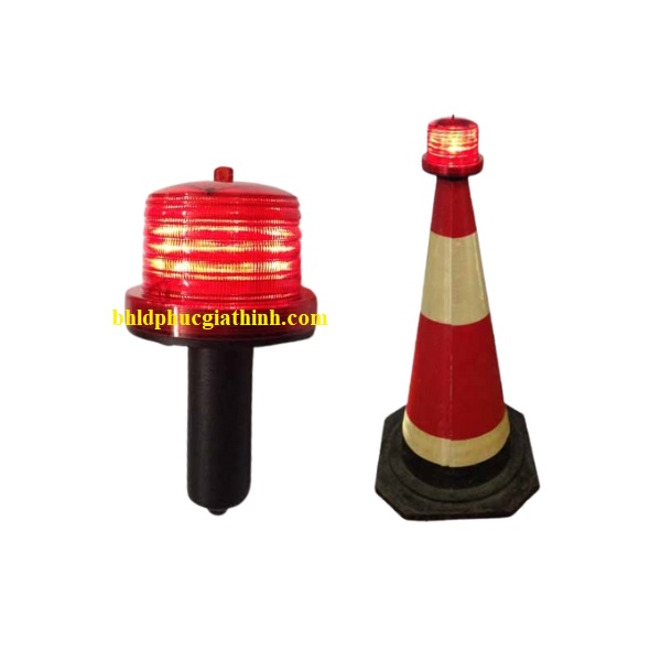 Đèn cảnh báo năng lượng mặt trời có tay cầm