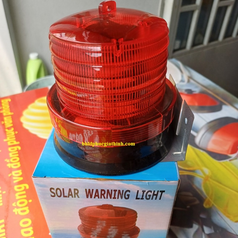 Đèn cảnh báo năng lượng mặt trời đế nam châm JD-010S