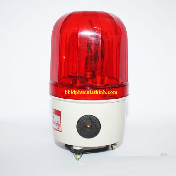Đèn xoay cảnh báo dùng điện 220V có còi hú LTE-1101J