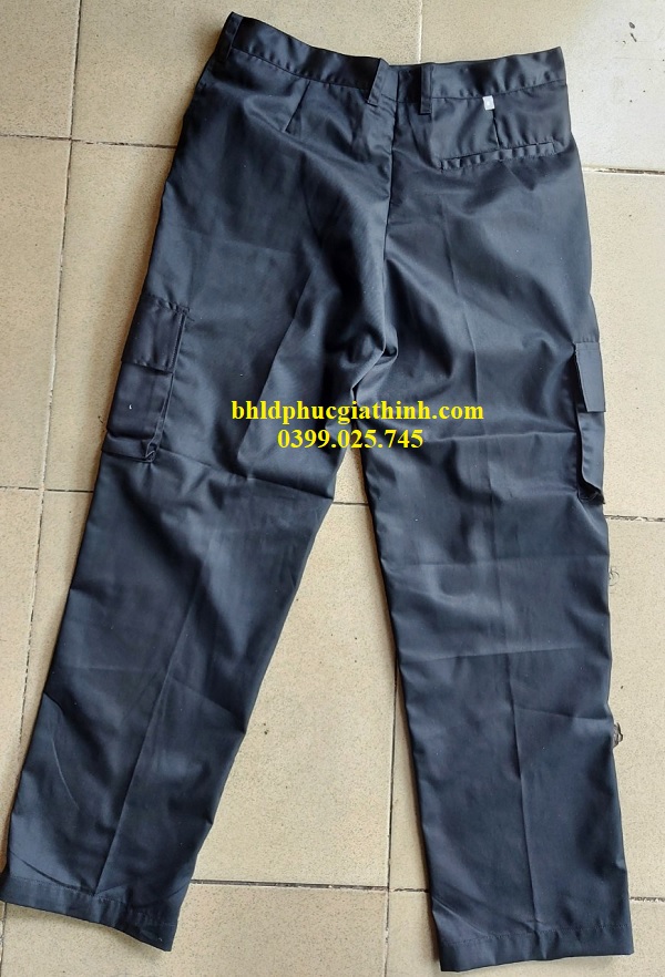 Quần áo đồng phục vải Kaki 65/35 tối màu phù hợp sử dụng trong sửa chữa Ô tô