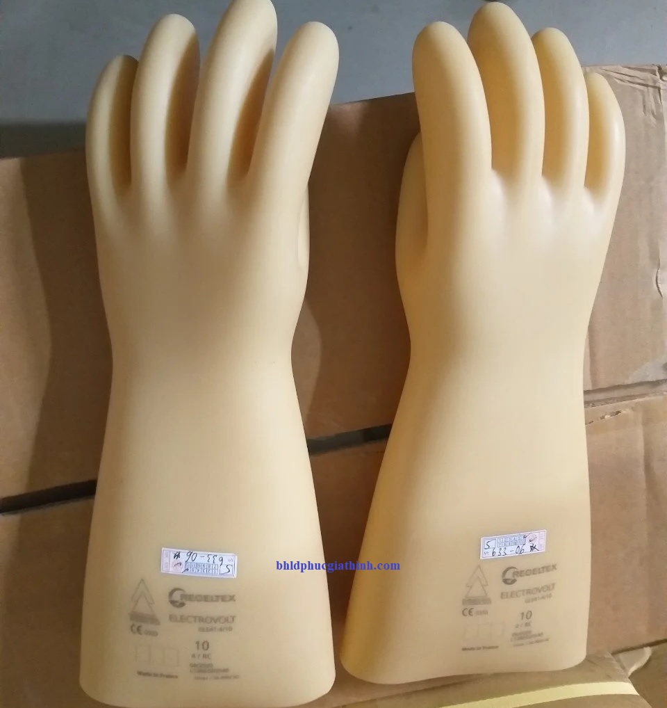 Găng tay cách điện cao áp 36KV Regeltex - Pháp chất liệu cao su