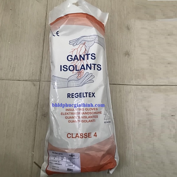 Găng tay cách điện cao áp 36KV Regeltex - Pháp chất liệu cao su