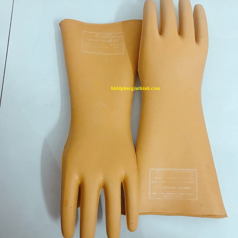 Găng tay cao su cách điện 15KV Vicadi