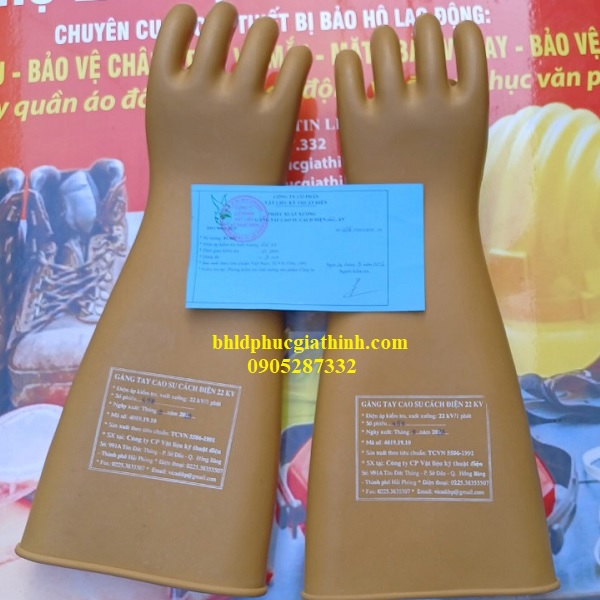 Găng tay cao su cách điện