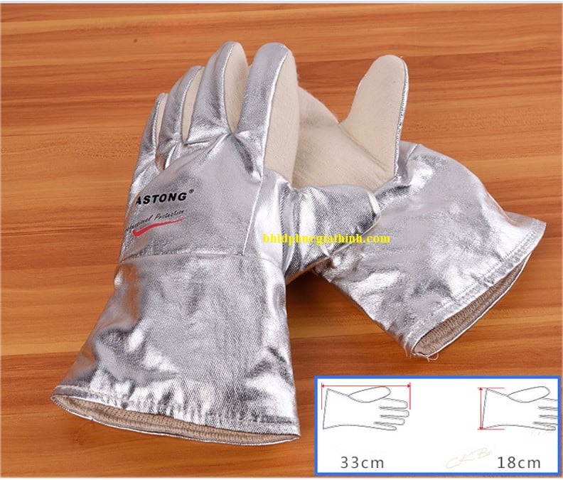 Găng tay tráng bạc chịu nhiệt 350 độ Castong NFRR 15-34