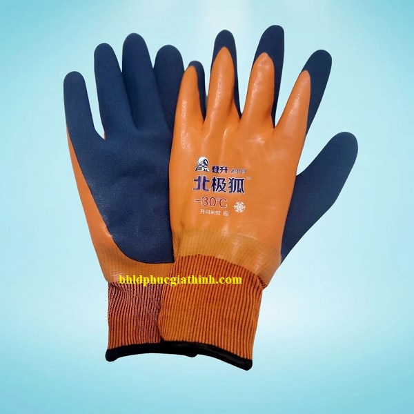 Găng tay bảo hộ chịu lạnh âm 30 độ chống thấm nước chống hoá chất chuyên dùng trong kho lạnh