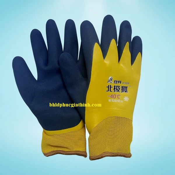 Găng tay bảo hộ chịu lạnh âm 30 độ chống thấm nước chống hoá chất chuyên dùng trong kho lạnh