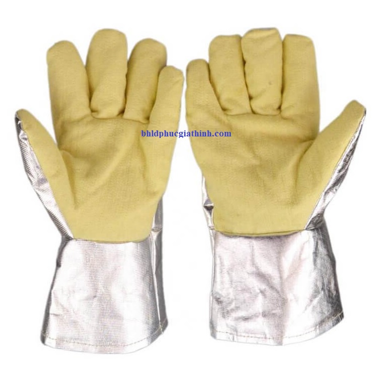 Găng tay chịu nhiệt 500 độ Castong YERR15-34 tráng nhôm
