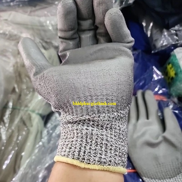 Găng tay chống cắt cấp độ 5 chất liệu sợi HPPE 3M™ SP5PU chính hãng