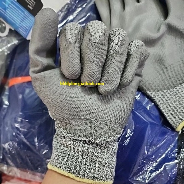 Găng tay chống cắt cấp độ 5 chất liệu sợi HPPE 3M™ SP5PU chính hãng