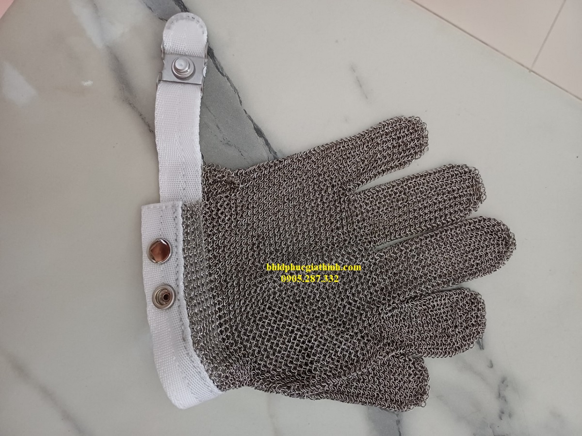Găng tay chống cắt vòng Inox thương hiệu Reton loại 5 ngón