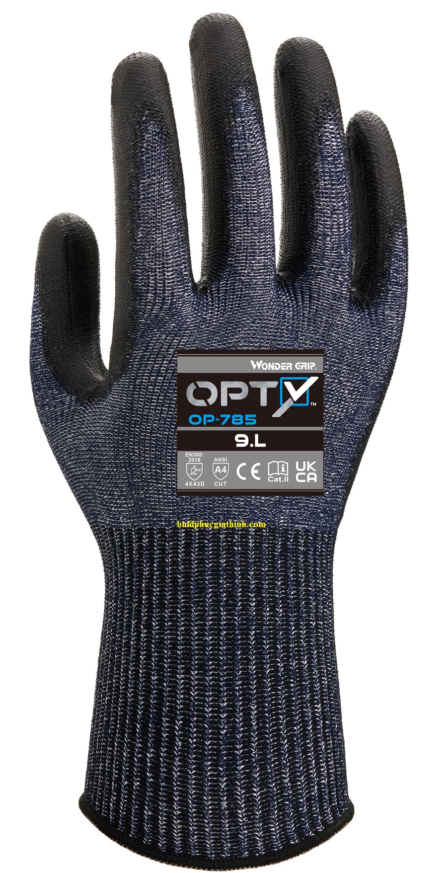 Găng tay chống cắt Wonder Grip Opty OP-785 Nhật Bản lòng bàn tay phủ PU