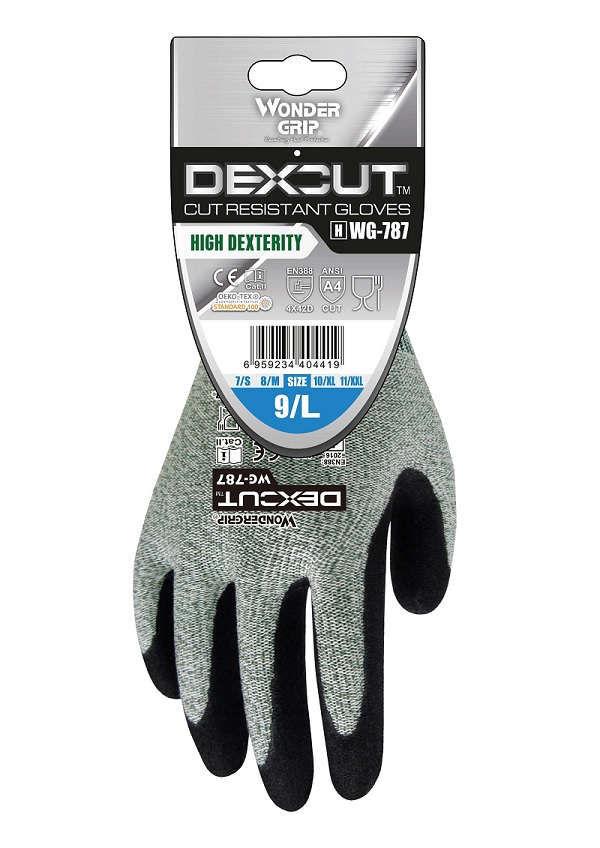 Găng tay phủ Nitrile chống cắt Wonder Grip WG-787 Nhật Bản