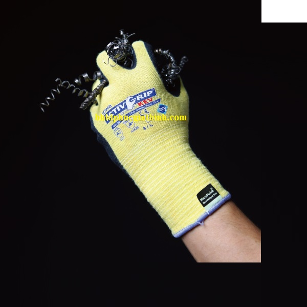 Găng tay chống dầu chống cắt cấp độ 3 Towa ActivGrip Advance KEV 591 Nhật Bản