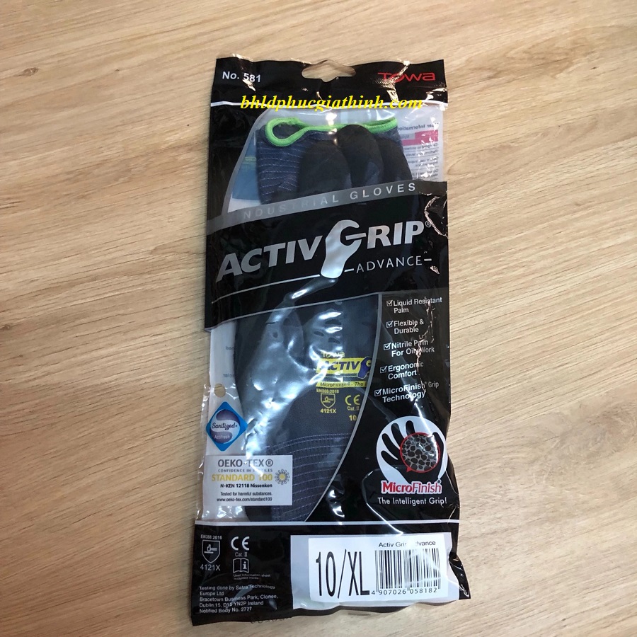 GĂNG TAY CHỐNG DẦU CHUYÊN DỤNG TOWA 581 NHẬT BẢN