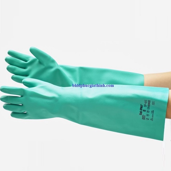 Găng tay công nghiệp chống hoá chất Ansell 37-185