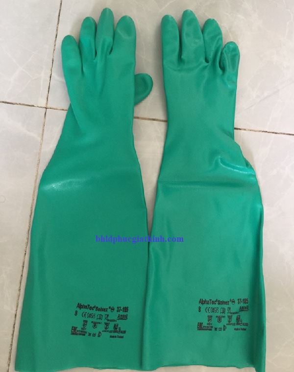 Găng tay công nghiệp chống hoá chất Ansell 37-185
