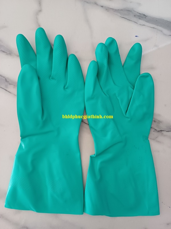 Găng tay chống hoá chất chống dầu Ansell 37-676 dùng được nhiều lần
