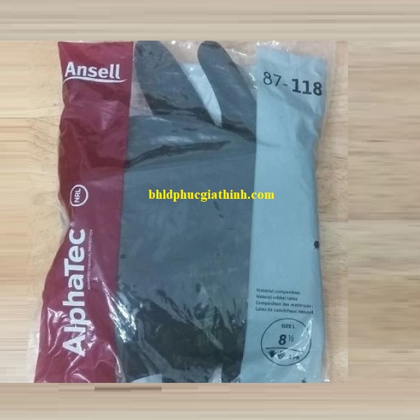 Găng tay cao su tự nhiên Ansell Alphatec 87-118
