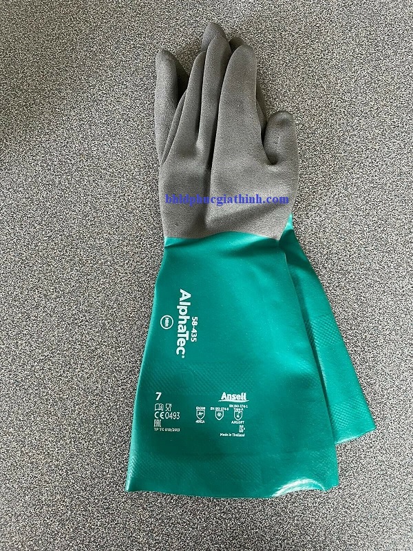 Găng tay chống dầu và chống hoá chất Alphatec 58-435