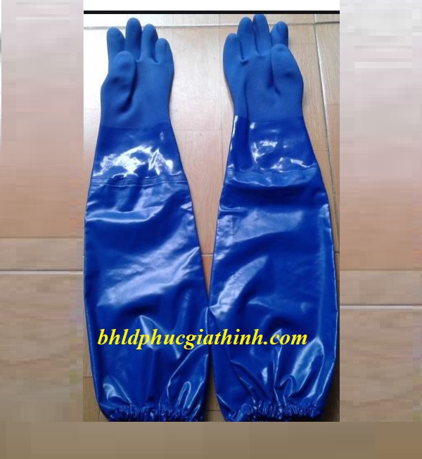 GĂNG TAY CHỐNG HOÁ CHẤT DELTA PLUS VE766 DÀI 62CM