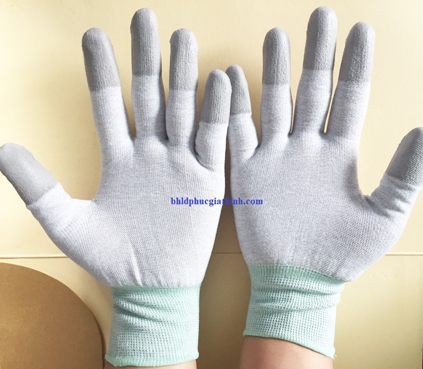 Găng tay sợi Carbon tĩnh điện phủ ngón BA2305DF