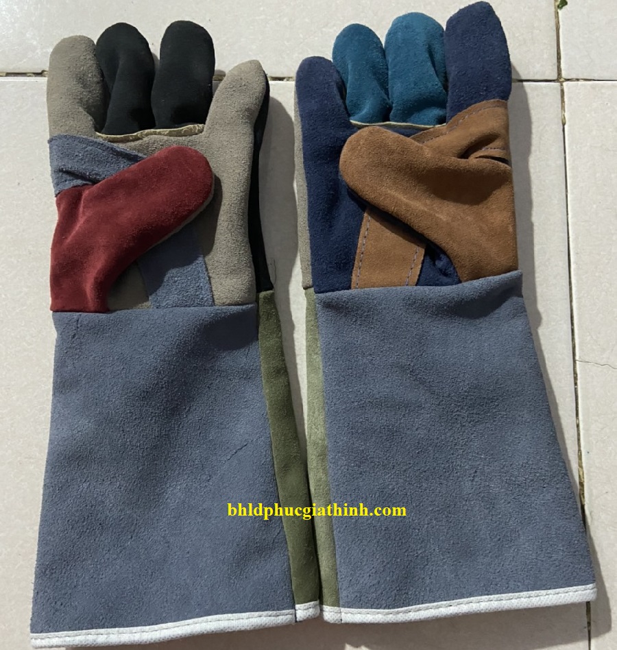 Găng tay Da Hàn 2 lớp dùng trong cơ khí