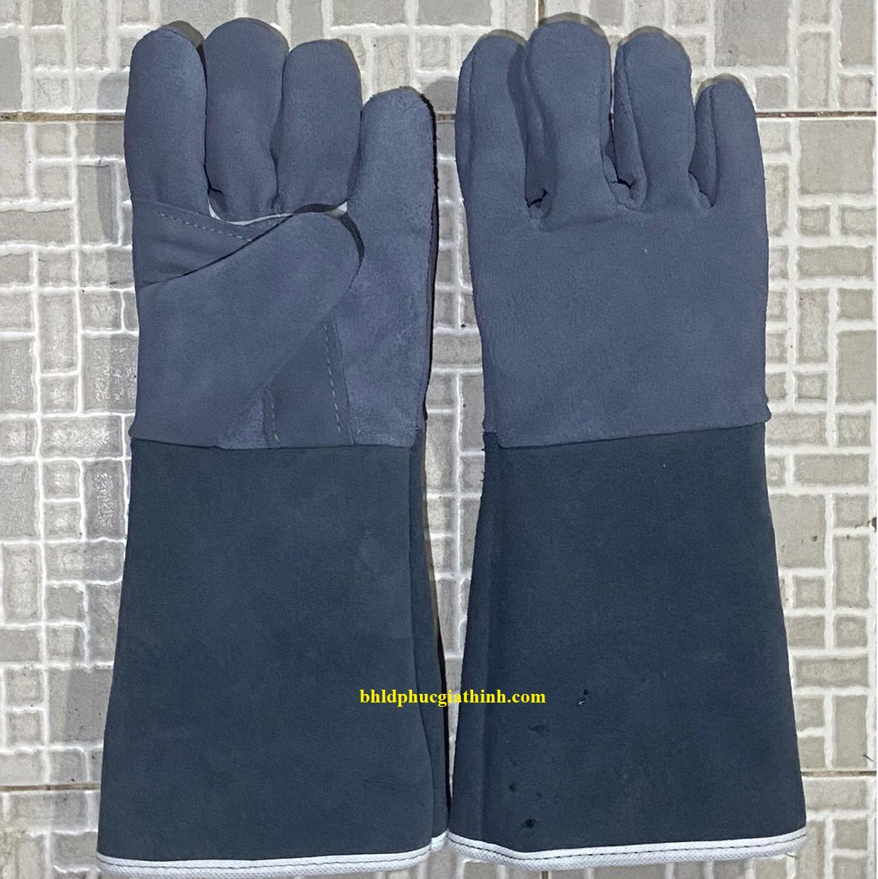 Găng tay Da Hàn 2 lớp dùng trong cơ khí