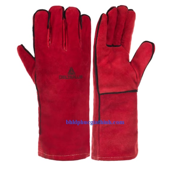 Găng tay da hàn chuyên dụng trong cơ khí Deltaplus CA615K