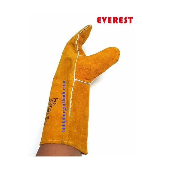 Găng tay da hàn chịu nhiệt chống cháy EW14 thương hiệu Everest