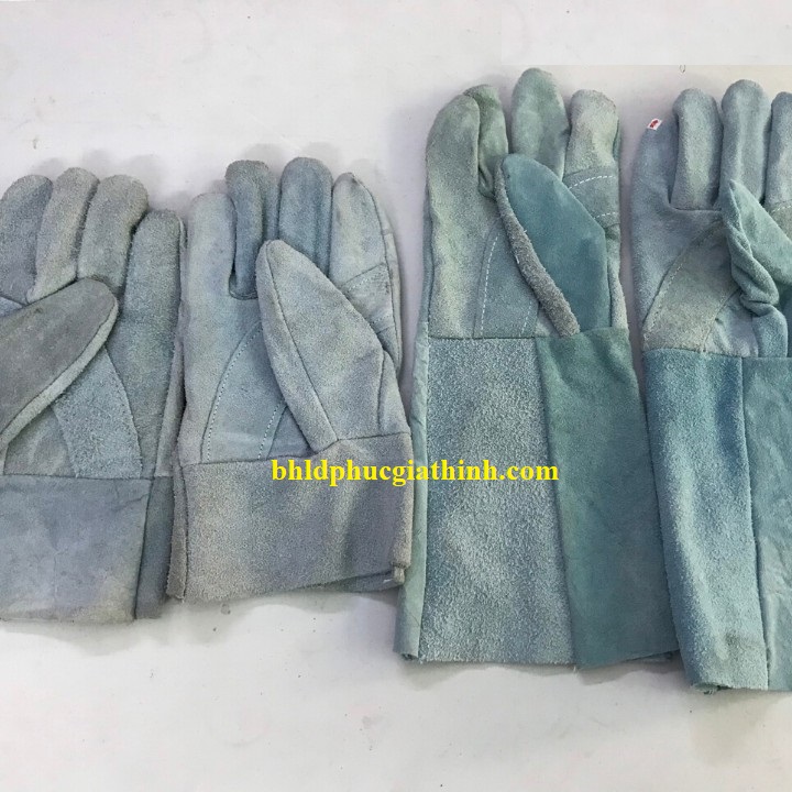 Găng tay Da Hàn ngắn 1 lớp dùng trong cơ khí