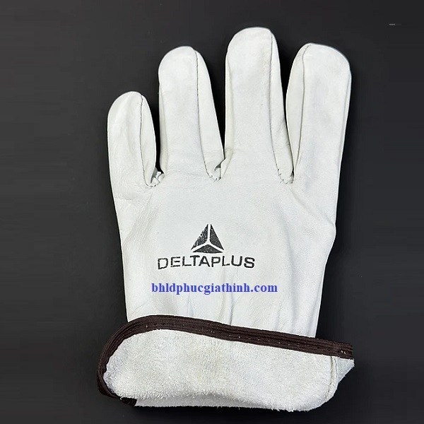 Găng tay da hàn TIG chất liệu da bò dùng trong cơ khí Delta Plus FBN49