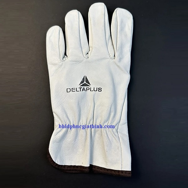 Găng tay da hàn TIG chất liệu da bò dùng trong cơ khí Delta Plus FBN49