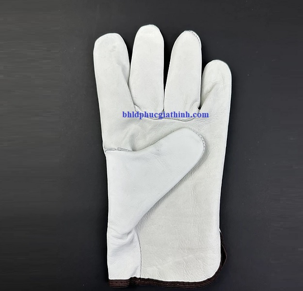 Găng tay da hàn TIG chất liệu da bò dùng trong cơ khí Delta Plus FBN49