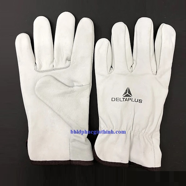 Găng tay da hàn TIG chất liệu da bò dùng trong cơ khí Delta Plus FBN49