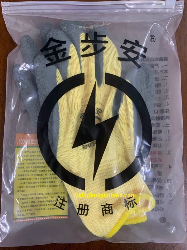 Găng tay phủ cao su cách điện 400V