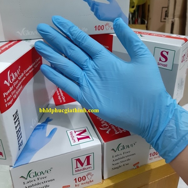 Găng tay y tế Nitrile Vglove của Khải Hoàn