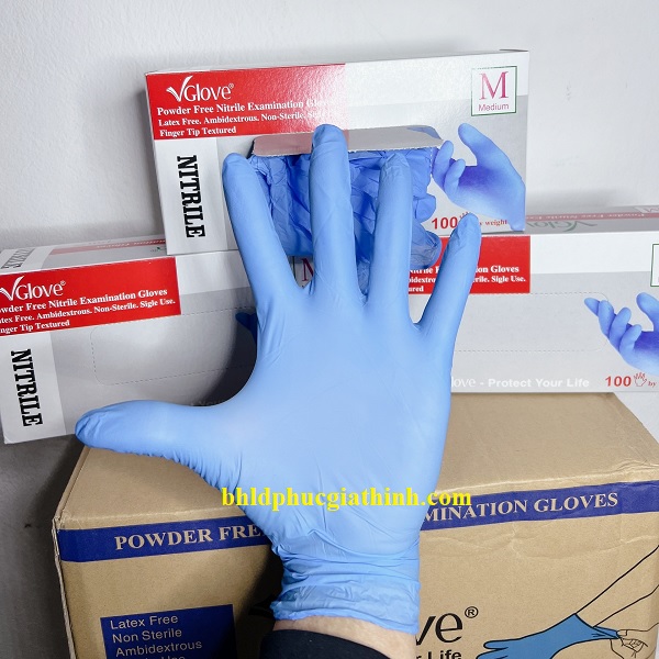 Găng tay y tế Nitrile Vglove của Khải Hoàn