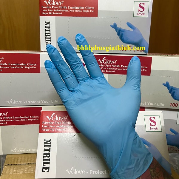 Găng tay y tế Nitrile Vglove của Khải Hoàn