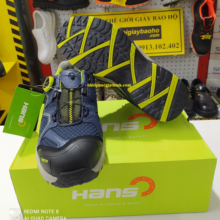 Giày bảo hộ cách điện 14KV và chống tĩnh điện Hans HS-77 DAVINCH Hàn Quốc