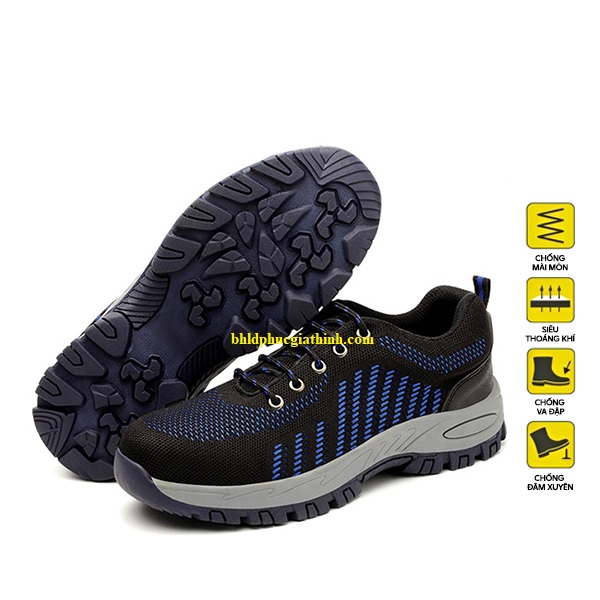 Giày bảo hộ cao cấp kiểu dáng thể thao siêu nhẹ KingPro Z100 chống đâm xuyên và chống dập ngón