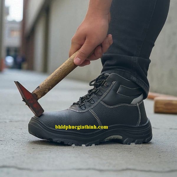 Giày bảo hộ cao cổ đế chịu nhiệt 300 độ Titan Safety Cronus Mid