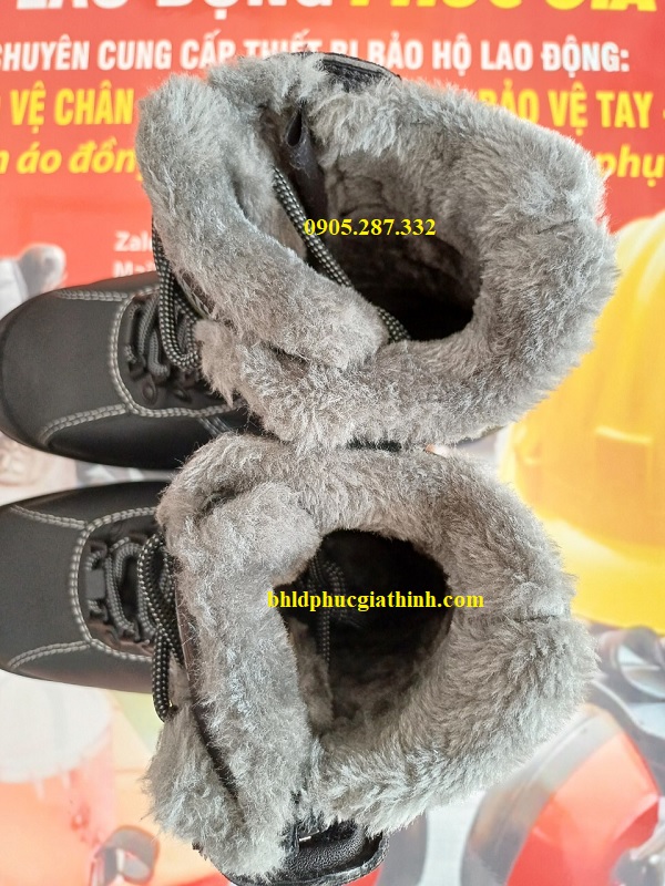 Giày bảo hộ cao cổ dùng trong kho lạnh Jogger Nordic chịu được nhiệt độ âm 17 độ trong 30 phút