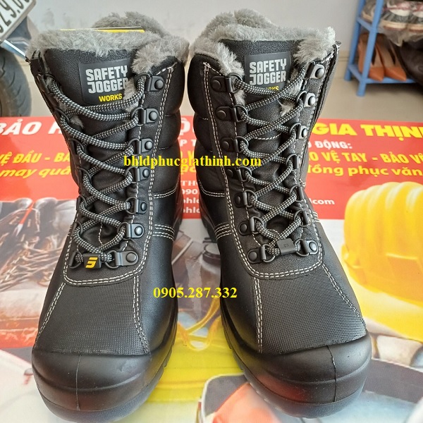 Giày bảo hộ cao cổ dùng trong kho lạnh Jogger Nordic chịu được nhiệt độ âm 17 độ trong 30 phút