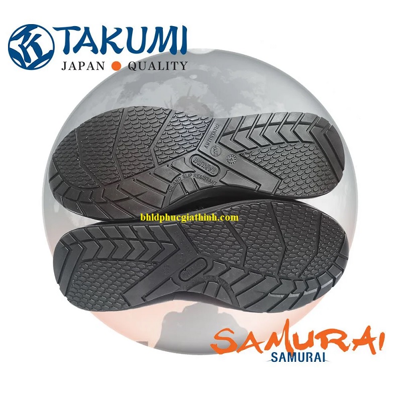 Giày bảo hộ chống tĩnh điện Takumi Samurai Nhật Bản