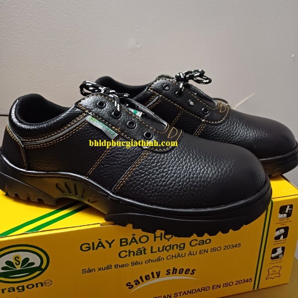 Giày bảo hộ Việt Nam Dragon 1NR mũi thép đế thép