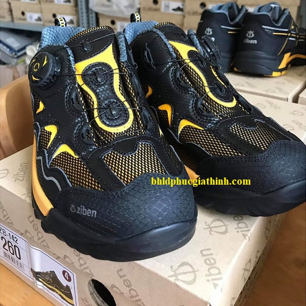 Giày bảo hộ Hàn Quốc ZIBEN 142 siêu nhẹ thoáng khí kiểu dáng thể thao