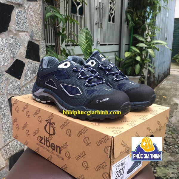 Giày bảo hộ Hàn Quốc cao cấp siêu nhẹ ZIBEN 162 thoáng khí